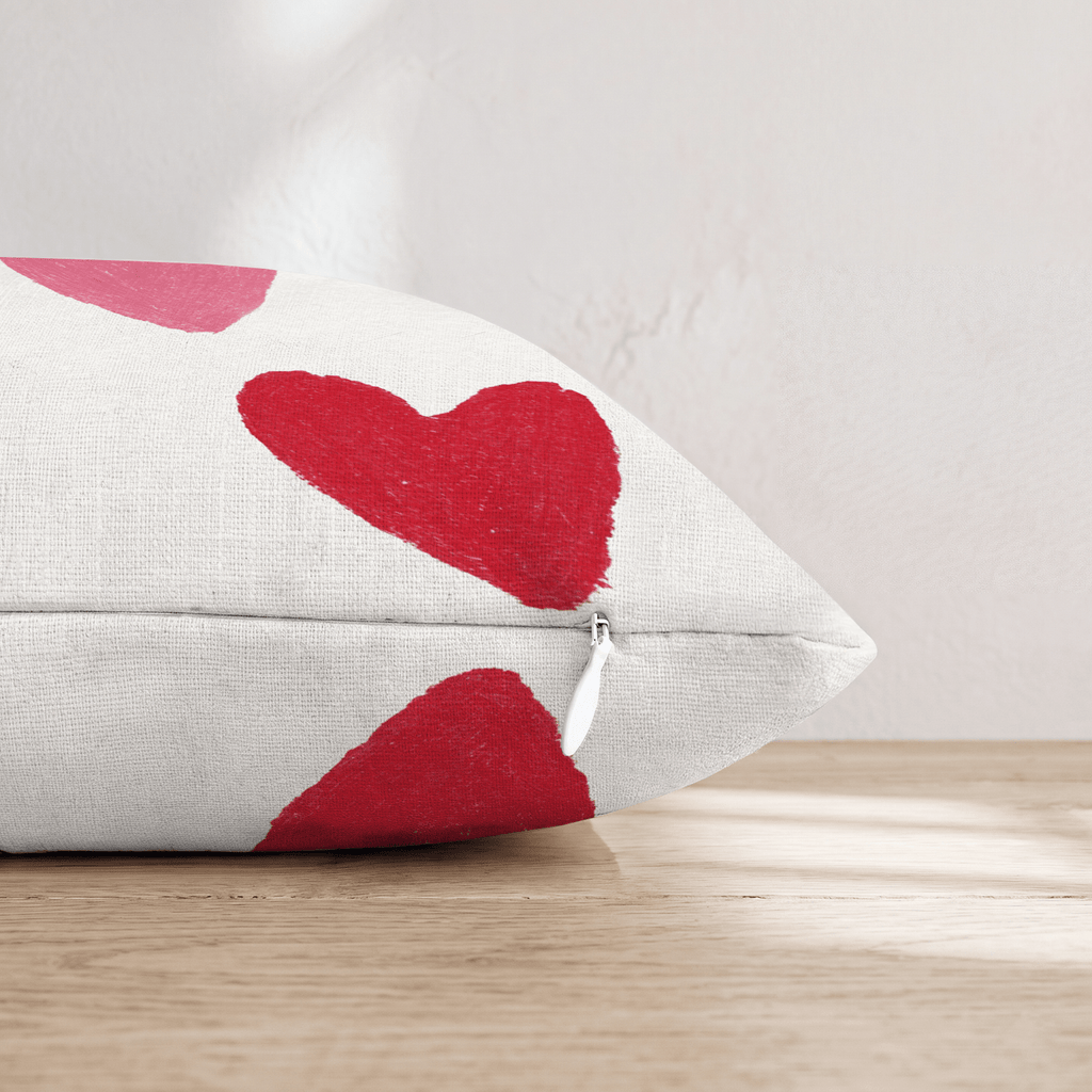 Big Ole Hearts Throw Pillow - Hillcroft Home