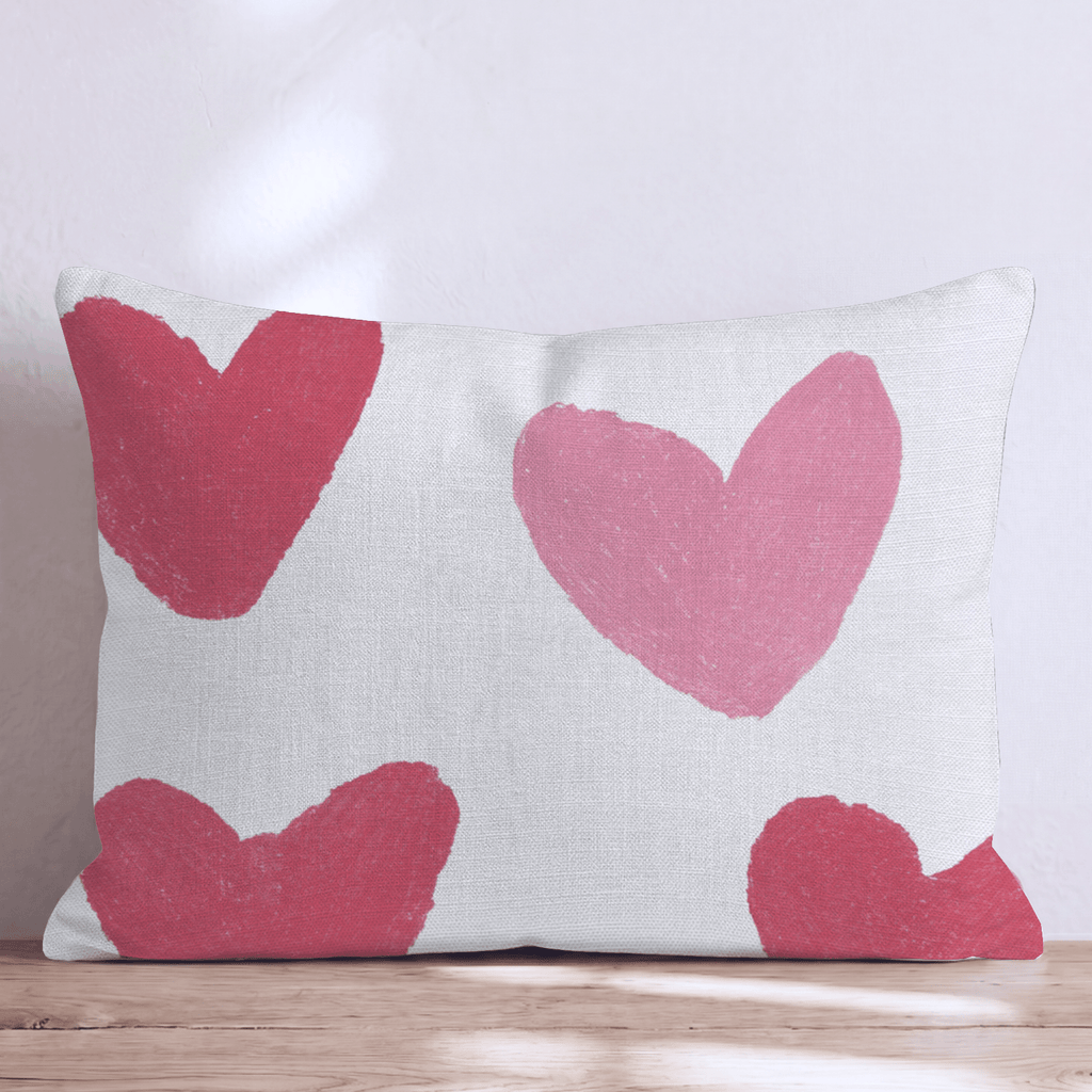 Big Ole Hearts Throw Pillow - Hillcroft Home
