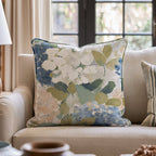 Birdie Floral Throw Pillow throw pillow - Hillcroft Home