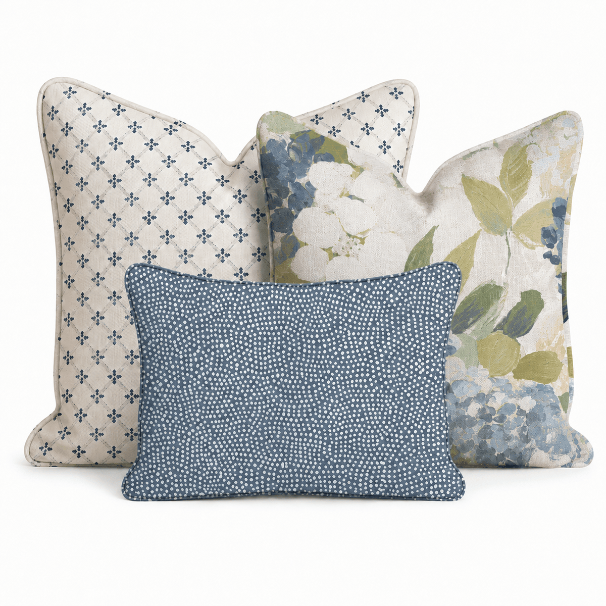 Birdie Floral Trio Throw Pillow Bundle throw pillow - Hillcroft Home