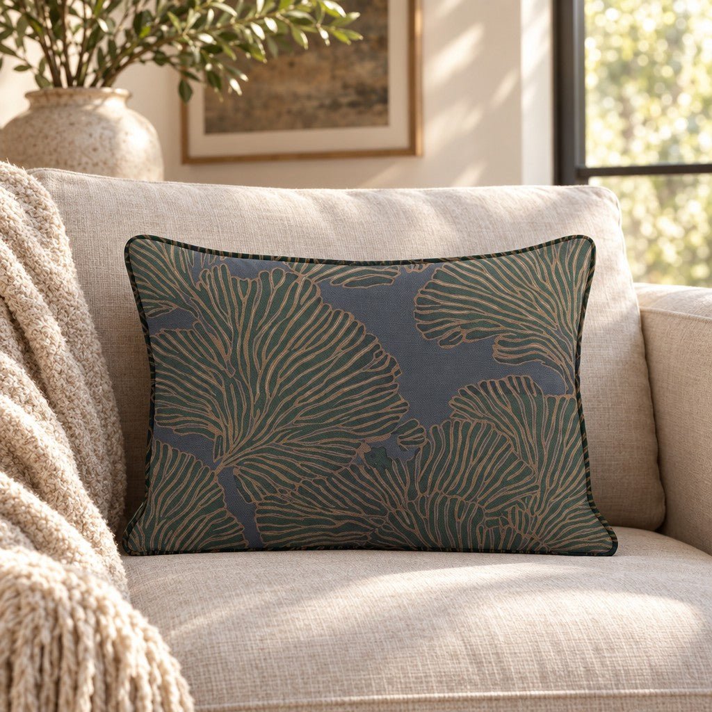 Birdie Mae Moss Throw Pillow throw pillow - Hillcroft Home