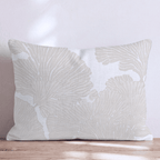 Birdie Mae Vanilla Throw Pillow throw pillow - Hillcroft Home
