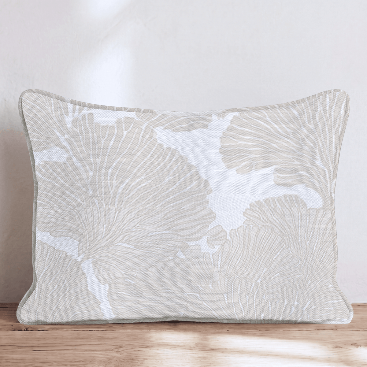 Birdie Mae Vanilla Throw Pillow throw pillow - Hillcroft Home