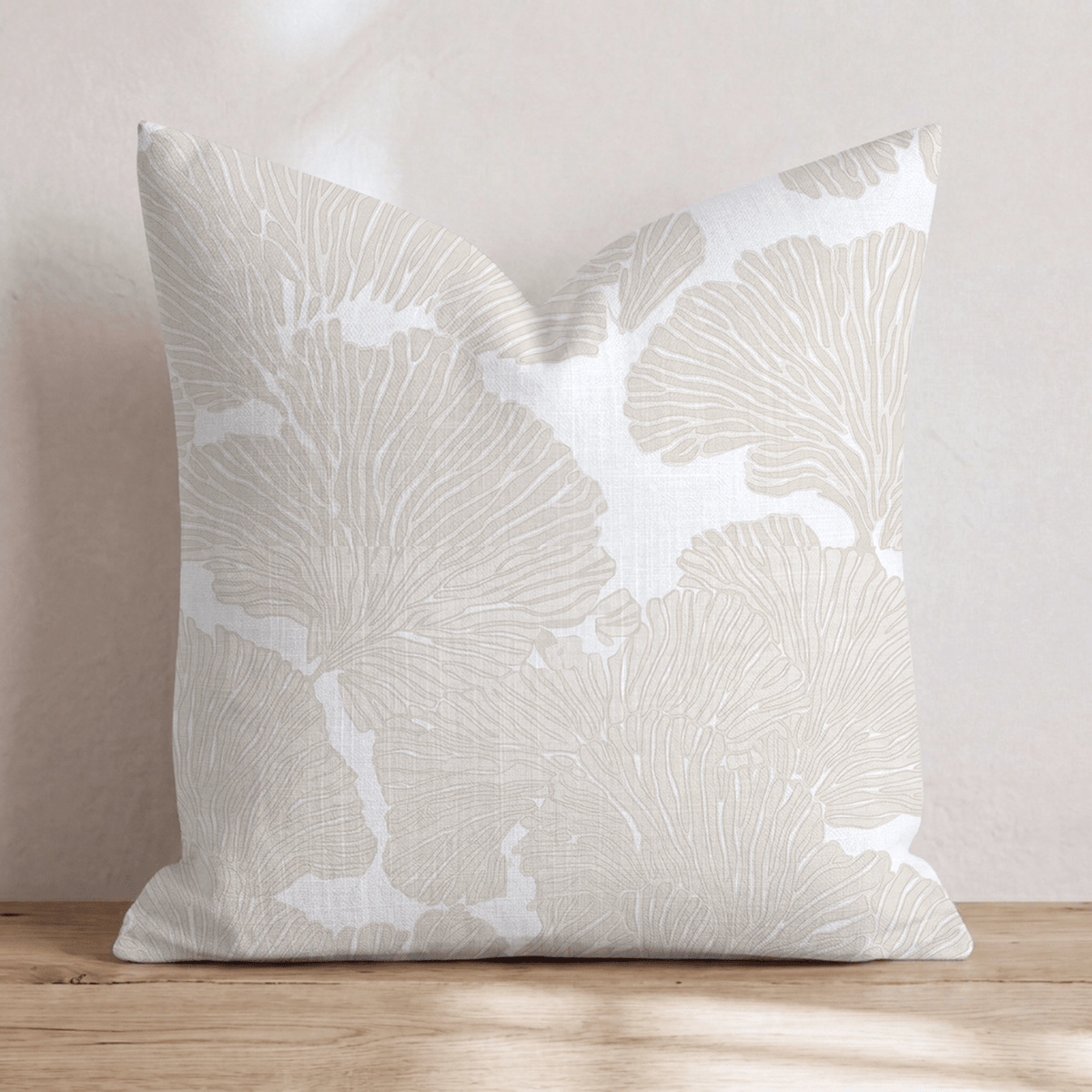 Birdie Mae Vanilla Throw Pillow throw pillow - Hillcroft Home