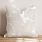 Birdie Mae Vanilla Throw Pillow throw pillow - Hillcroft Home