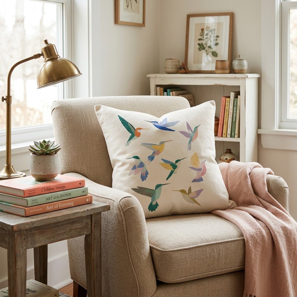 Birdie Throw Pillow - Hillcroft Home