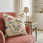 Birds and Blooms Throw Pillow - Hillcroft Home