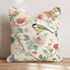 Birds and Blooms Throw Pillow - Hillcroft Home