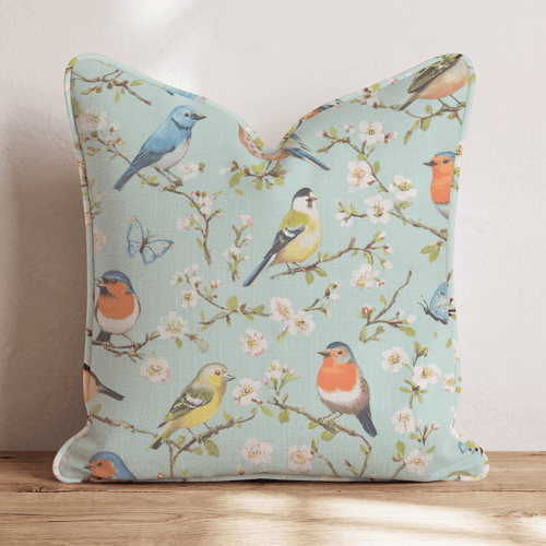 Birds On A Branch Throw Pillow - Hillcroft Home