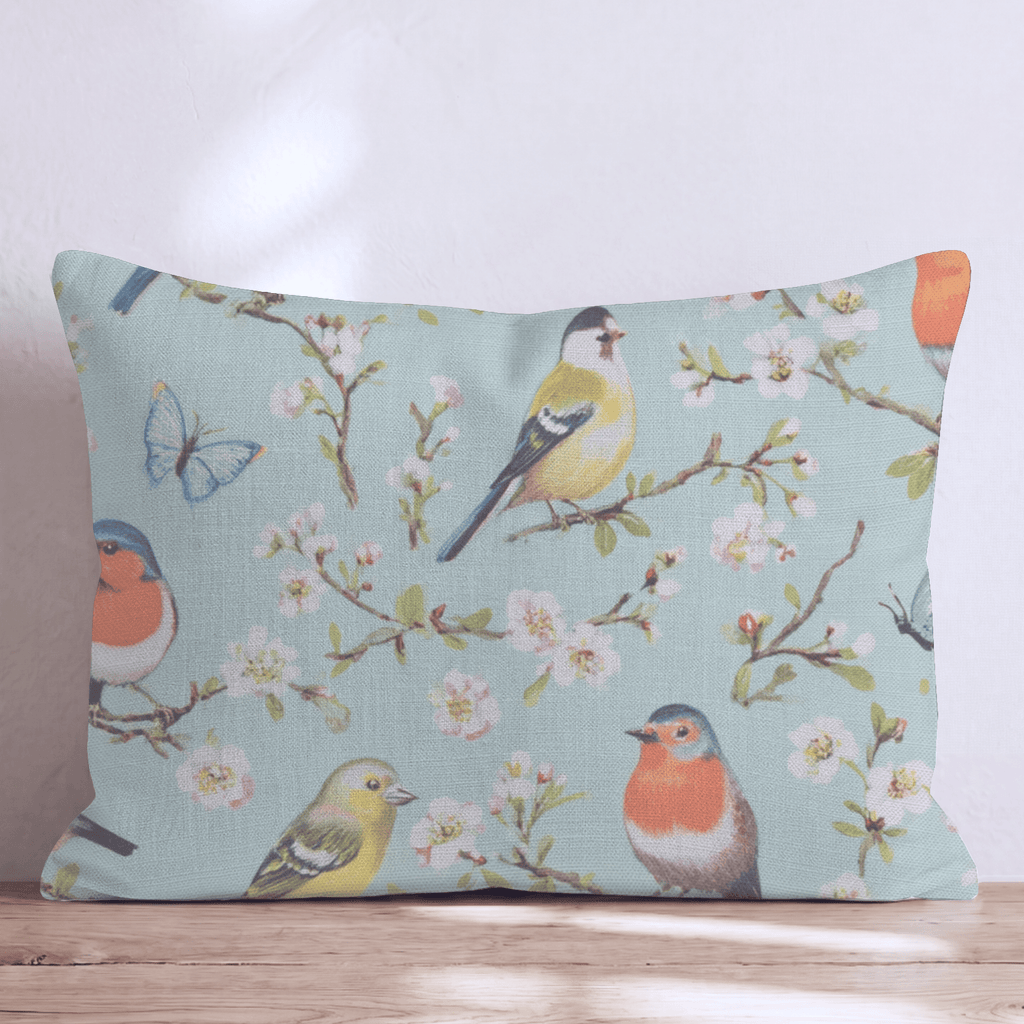 Birds On A Branch Throw Pillow - Hillcroft Home