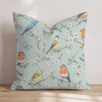 Birds On A Branch Throw Pillow - Hillcroft Home