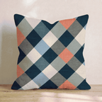 Biscuit Grid Throw Pillow - Hillcroft Home