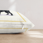 Black Doodle Matcha Throw Pillow - Hillcroft Home