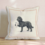 Black Doodle Tumbler Throw Pillow - Hillcroft Home