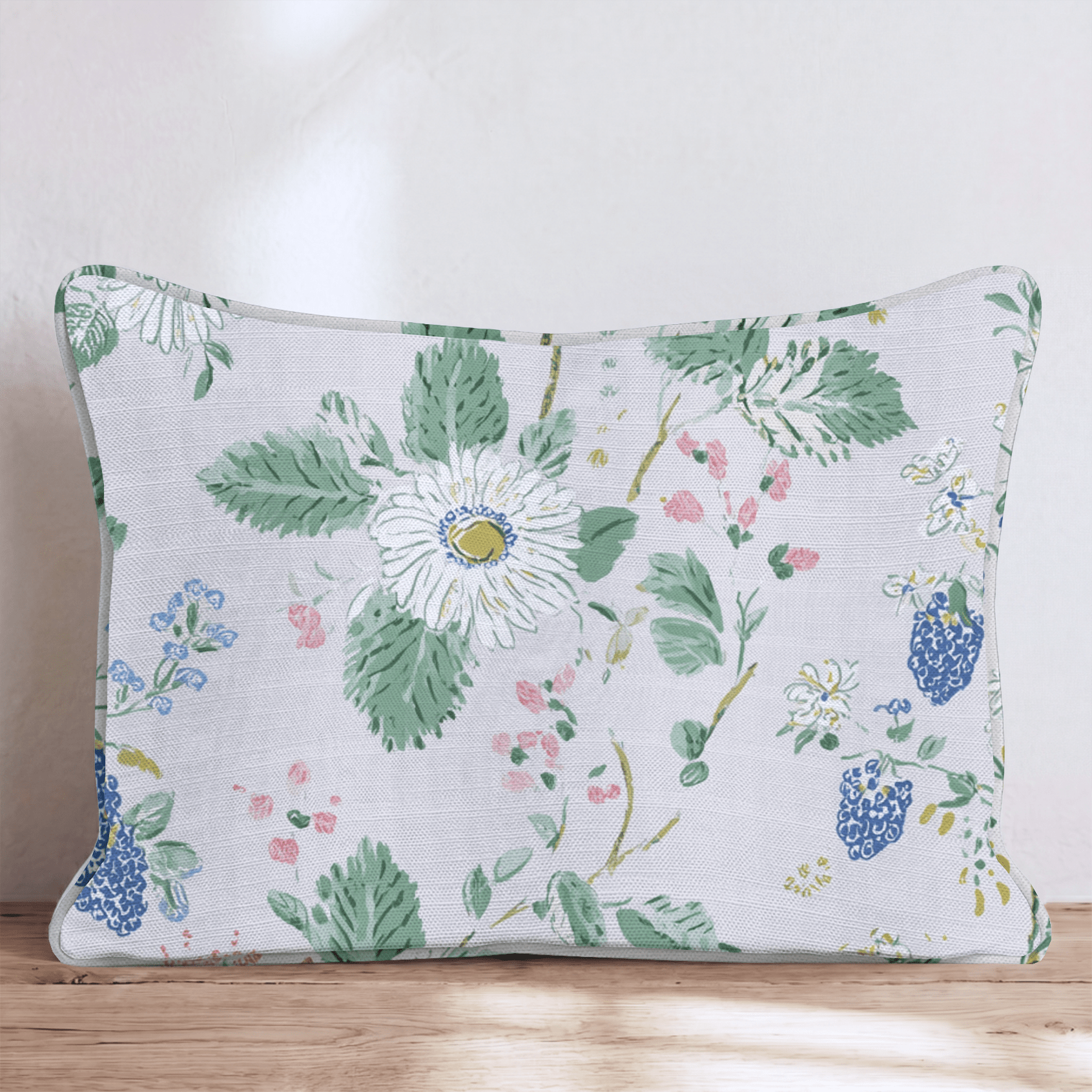 Blackberry Bush Throw Pillow - Hillcroft Home