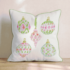 Blair_s Ornaments Throw Pillow - Hillcroft Home