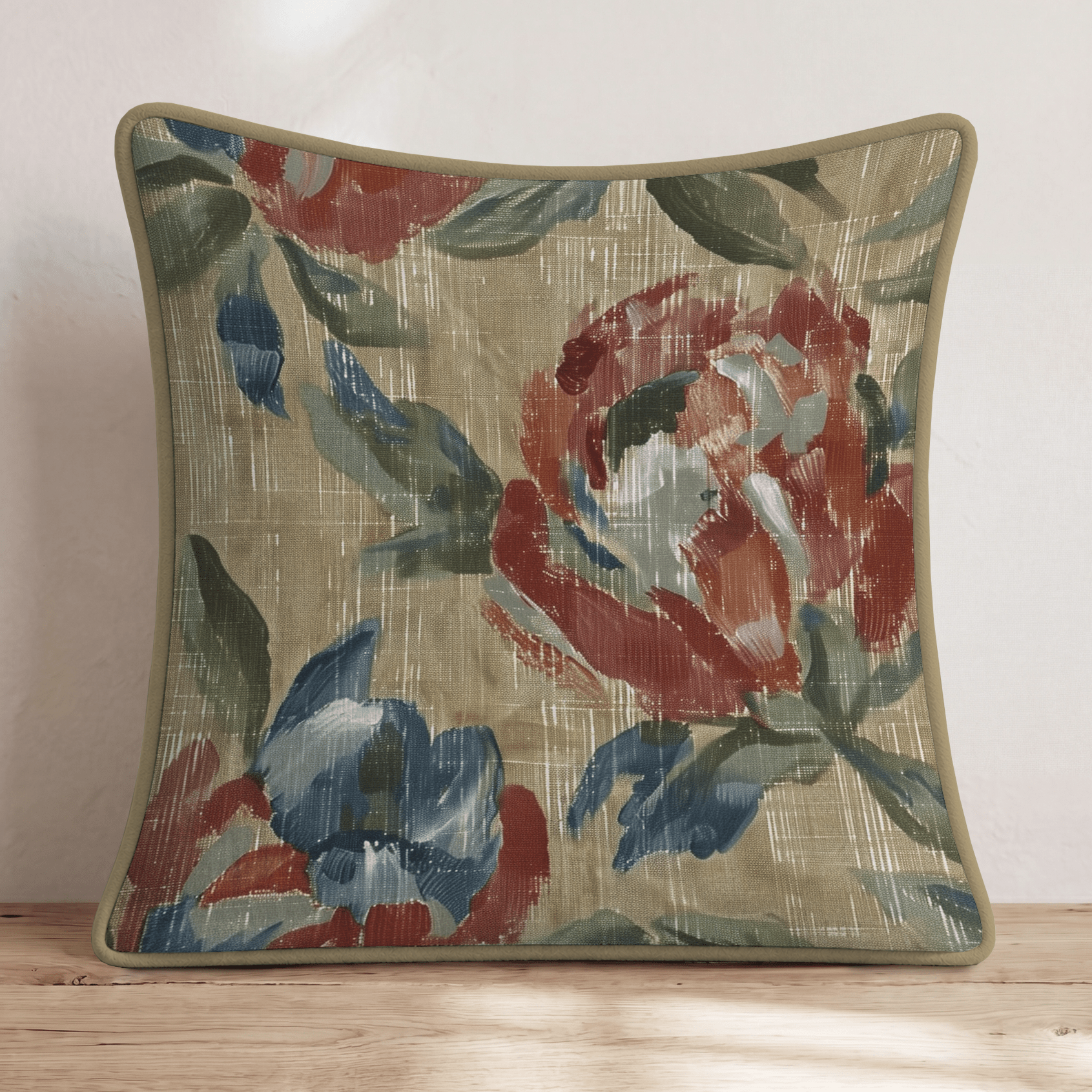 Blaze of Redz Throw Pillow - Hillcroft Home