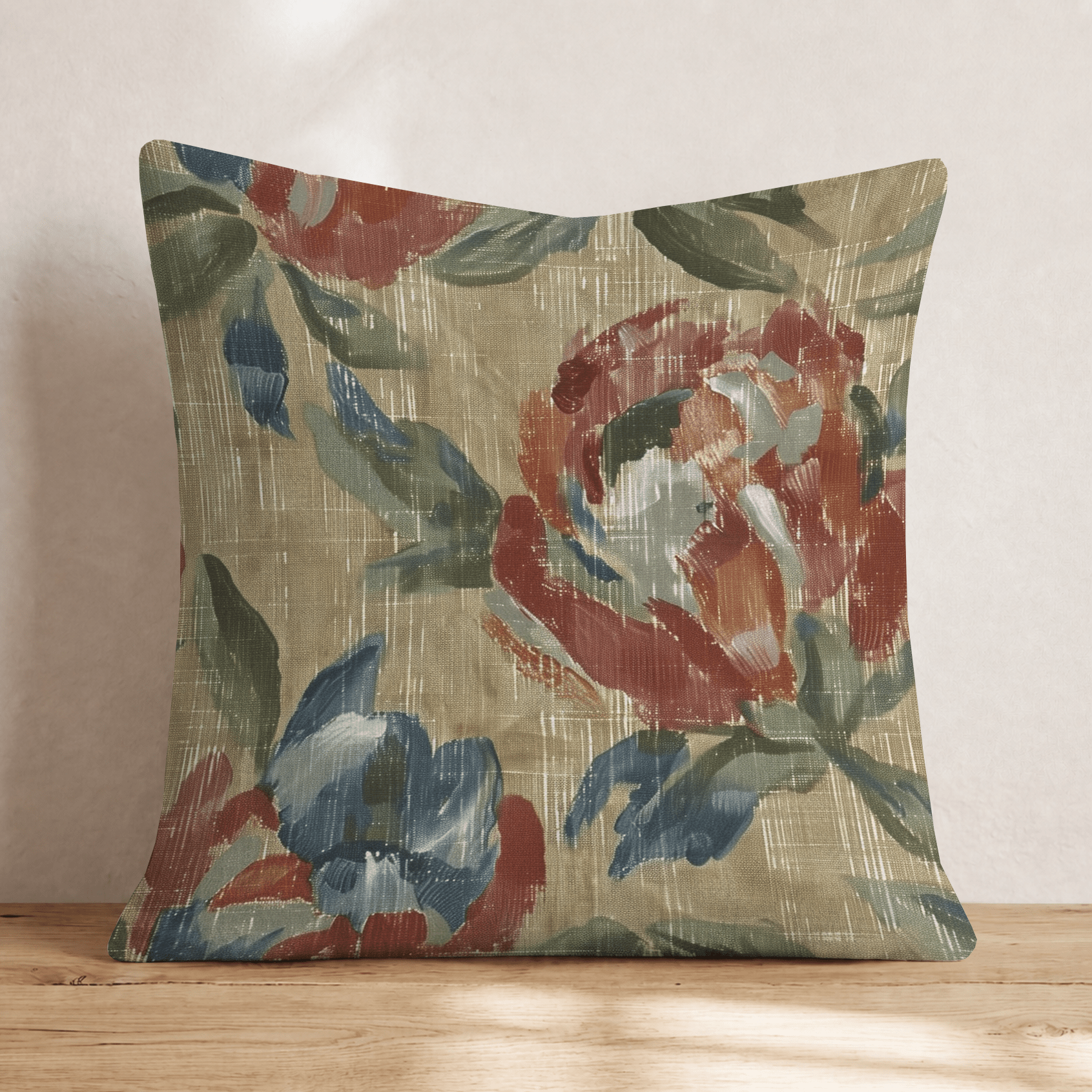 Blaze of Redz Throw Pillow - Hillcroft Home