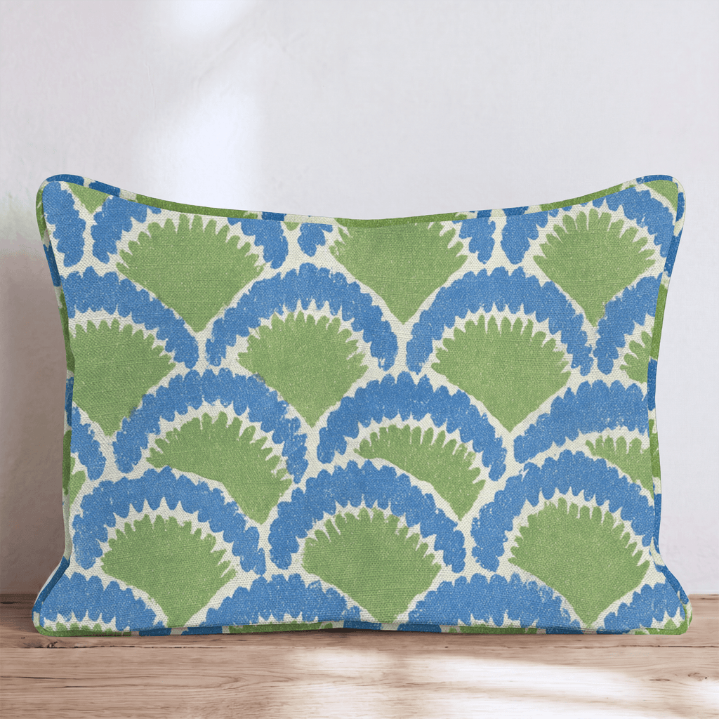 Block Scales Throw Pillow - Hillcroft Home