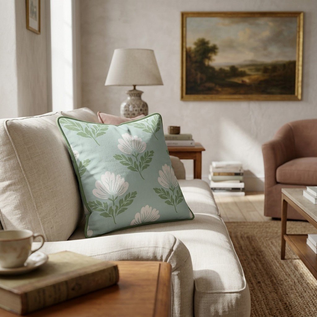 Blooming Medley Throw Pillow - Hillcroft Home