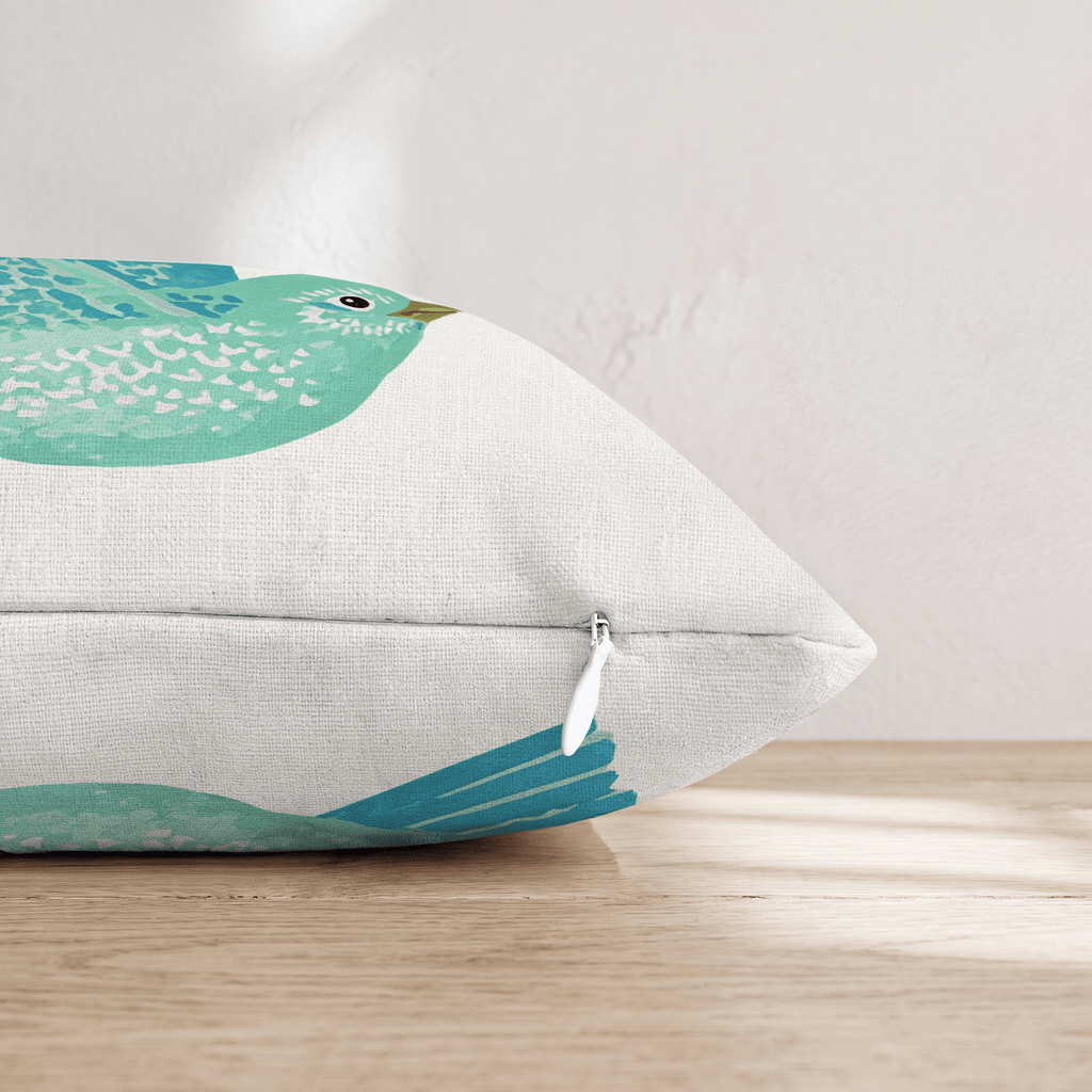 Blue Bird Throw Pillow - Hillcroft Home