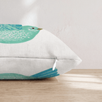 Blue Bird Throw Pillow - Hillcroft Home