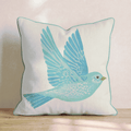 Blue Bird Throw Pillow - Hillcroft Home