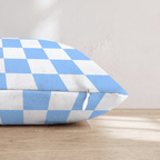 Blue Checkered Throw Pillow - Hillcroft Home