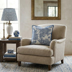 Blue Lace Throw Pillow - Hillcroft Home