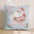 Blue Lacrosse Dash Throw Pillow - Hillcroft Home