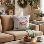 Blue Lacrosse Dash Throw Pillow throw pillow - Hillcroft Home