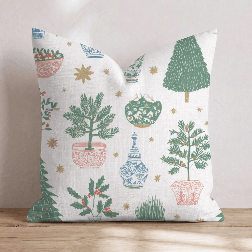 Blue Lagoon Noel Throw Pillow - Hillcroft Home