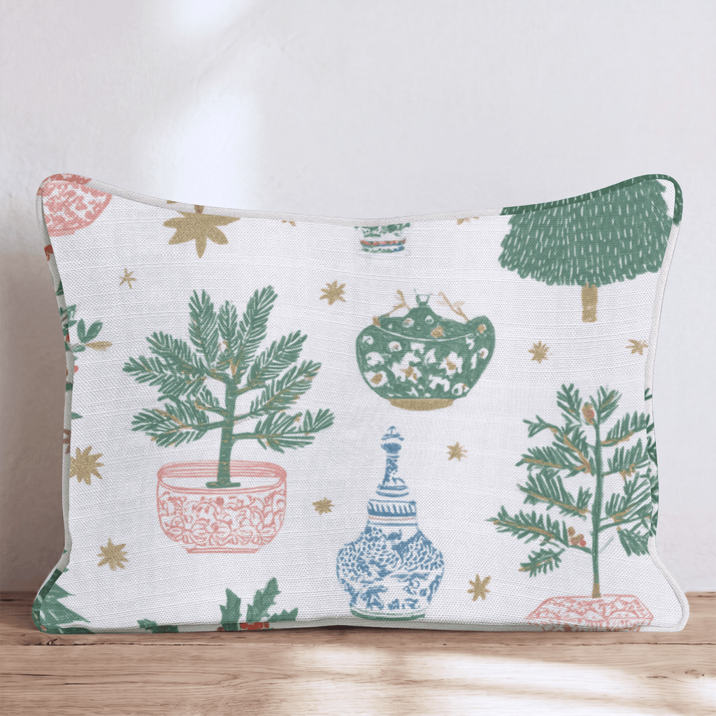 Blue Lagoon Noel Throw Pillow - Hillcroft Home