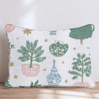 Blue Lagoon Noel Throw Pillow - Hillcroft Home