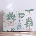 Blue Lagoon Noel Throw Pillow - Hillcroft Home