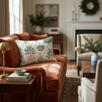 Blue Lagoon Noel Throw Pillow - Hillcroft Home