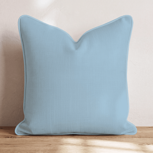 Blue monochrome Throw Pillow - Hillcroft Home