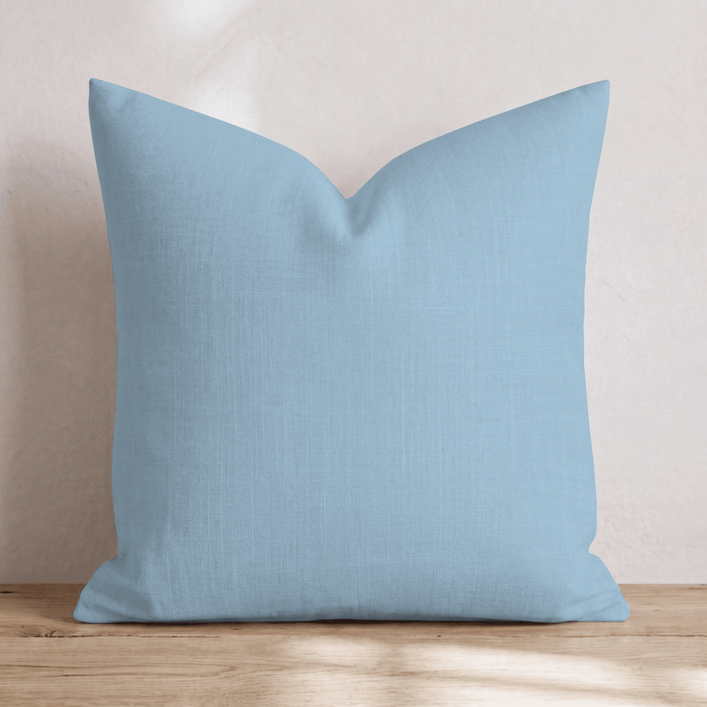 Blue monochrome Throw Pillow - Hillcroft Home