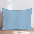 Blue monochrome Throw Pillow - Hillcroft Home