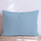 Blue monochrome Throw Pillow - Hillcroft Home