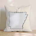 Blue Plaid Arkansas Throw Pillow - Hillcroft Home