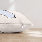 Blue Plaid California Throw Pillow - Hillcroft Home
