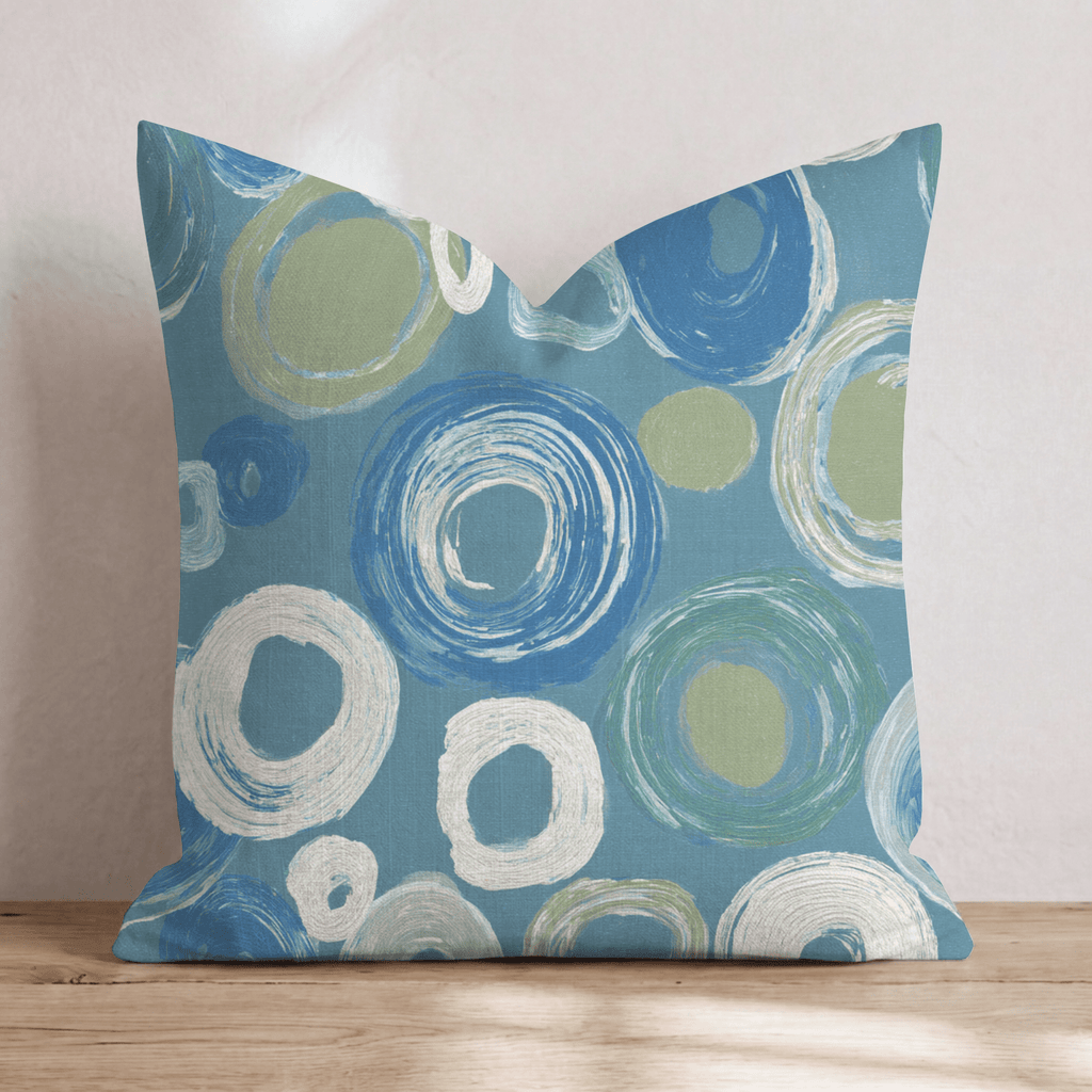 Blue Raspberry Gummies Throw Pillow - Hillcroft Home