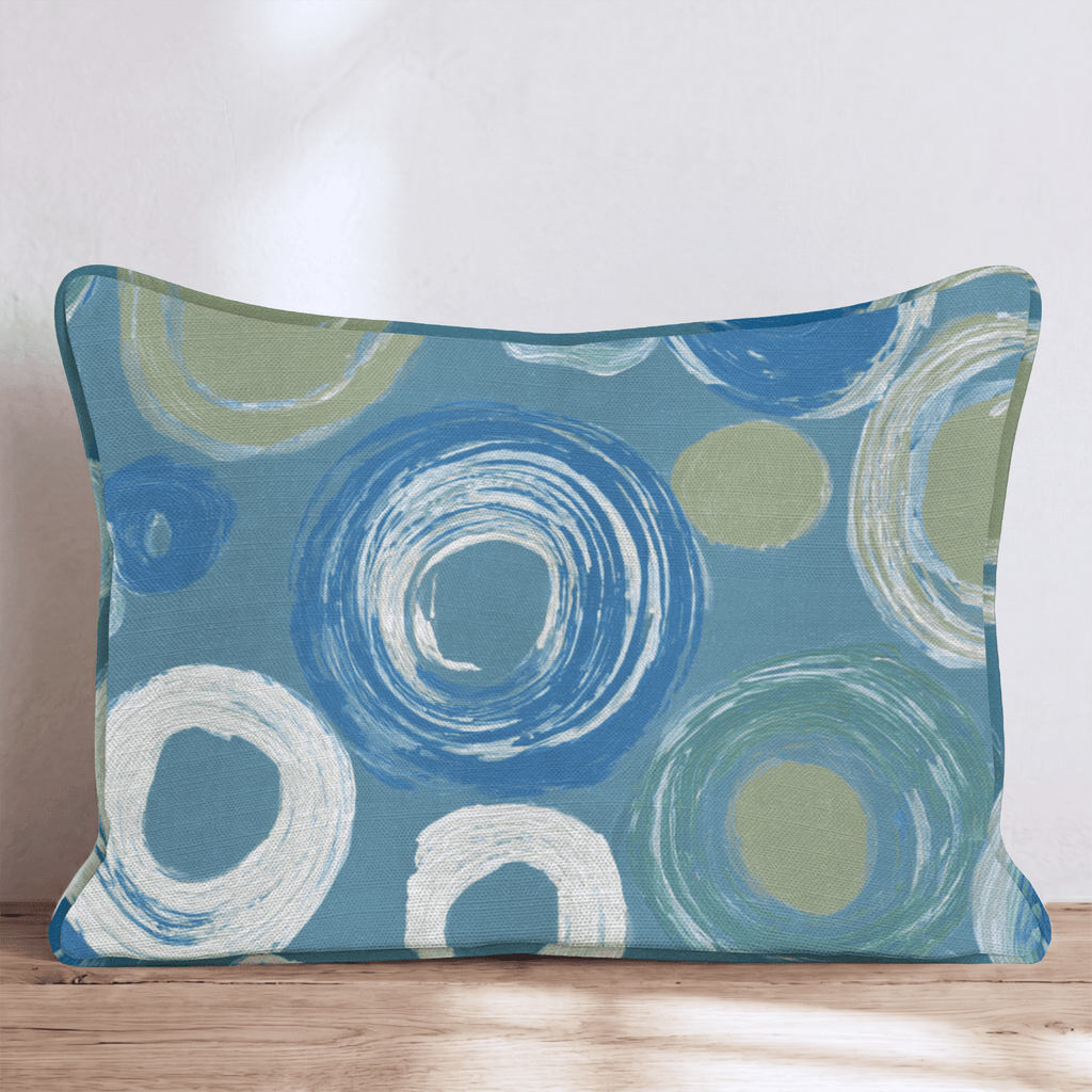 Blue Raspberry Gummies Throw Pillow - Hillcroft Home