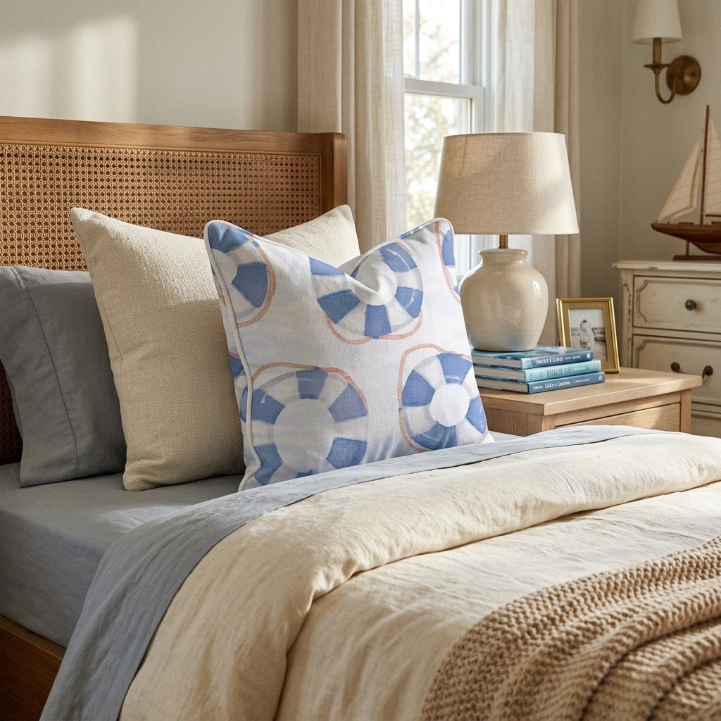 blue rescue tubes Throw Pillow - Hillcroft Home