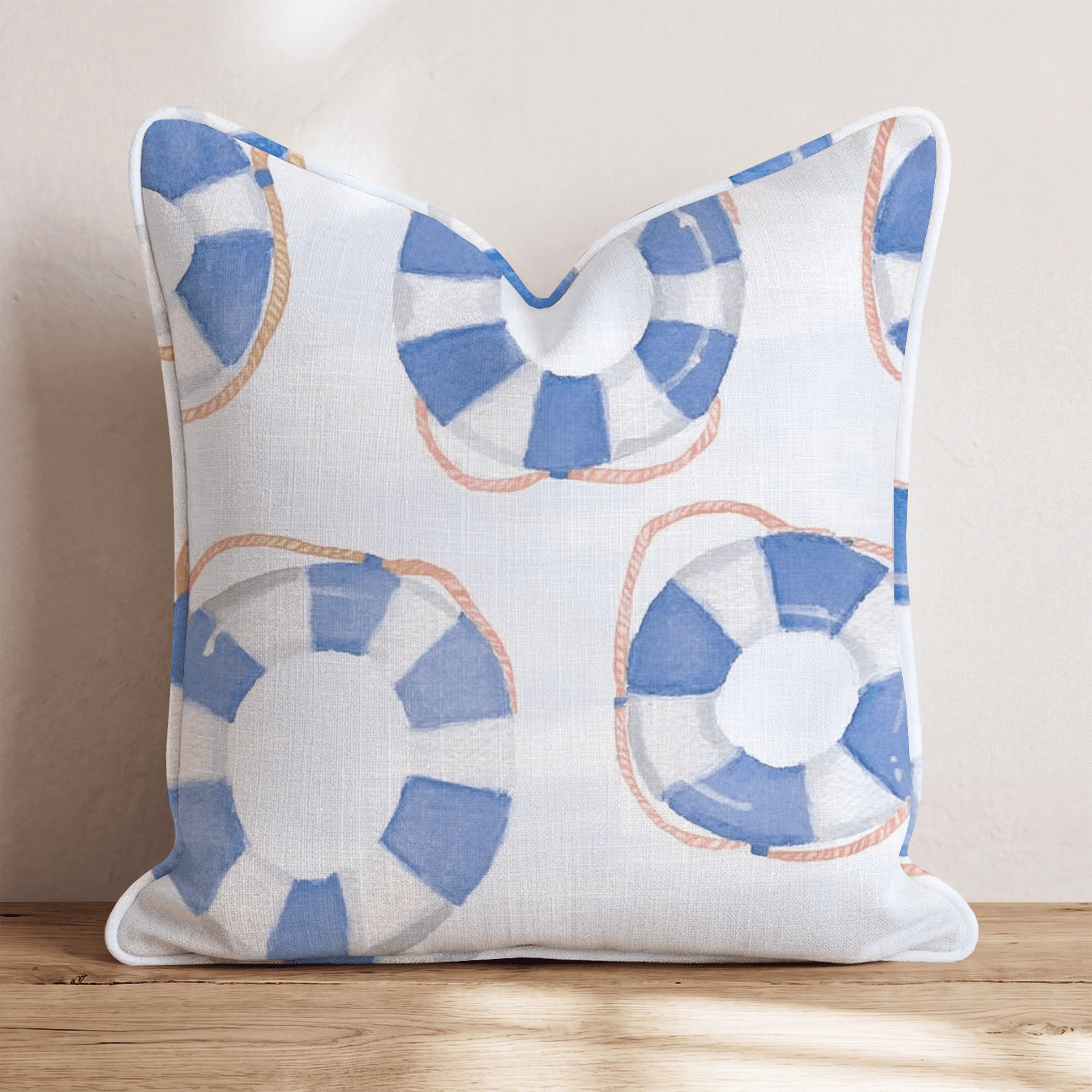 blue rescue tubes Throw Pillow - Hillcroft Home