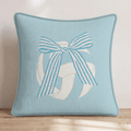 Blue Ribbon Vollyball Throw Pillow - Hillcroft Home