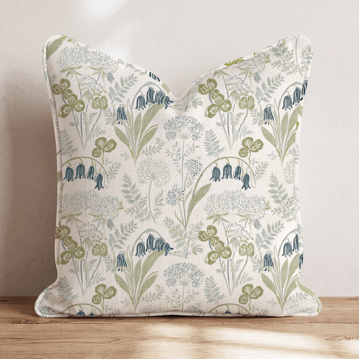 Bluebell Meadow Throw Pillow throw pillow - Hillcroft Home