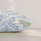 Bluebird Boughs Throw Pillow throw pillow - Hillcroft Home