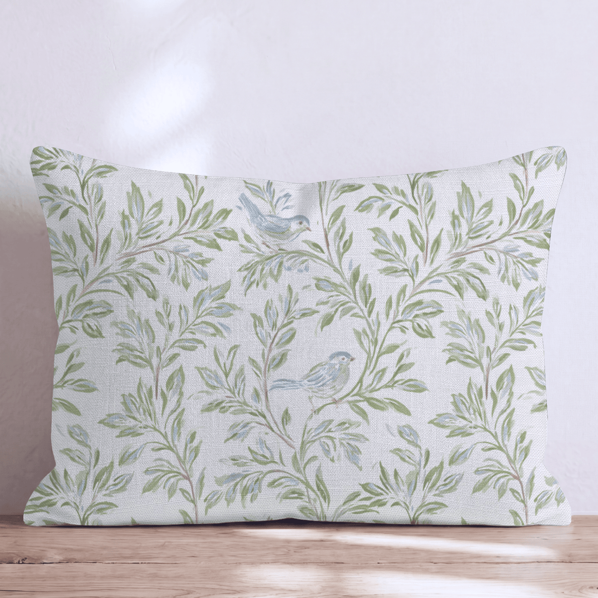 Bluebird Branch Throw Pillow throw pillow - Hillcroft Home